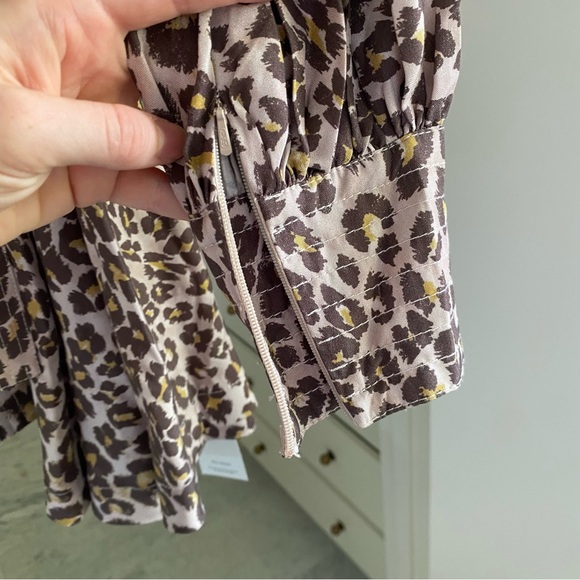 Zimmerman Leopard print structured silk dress - Picture 5 of 8